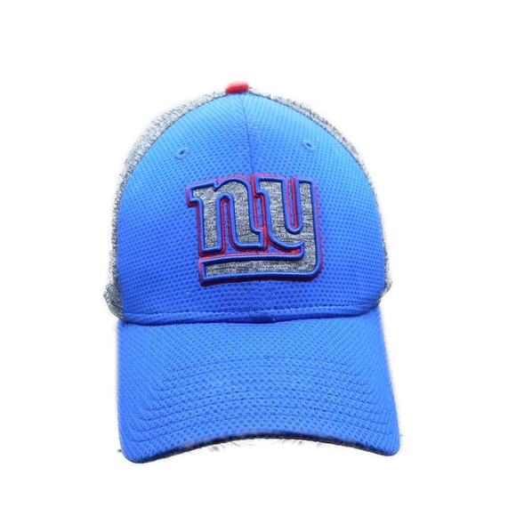 New Era 39-Thirty NFL NY GIANTS Fierce Fill Charcoal Large-XL Stretch Cap - Picture 1 of 9
